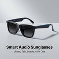thumbnail image 6 of Smart Audio Glasses with Bluetooth, 4-Level Electrochromic Dimming, Open-Ear Stereo, Hands-Free Calling, UV400 Protection, Lightweight, for iPhone Android Outdoor Driving Work, 6 of 7