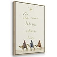 thumbnail image 3 of Away in a Manger Collection B - Framed Gallery Wrapped Holiday Canvas - 25 x 37 - Natural Wood Frame, 3 of 8