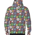 thumbnail image 7 of Fotbe Men's Hoodie with Daisies Flowers Pattern - Kangaroo Pocket Pullover Hooded Sweatshirt, Perfect for Daily Wear, Travel, and Home-3X-Large, 7 of 7