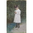 thumbnail image 2 of Anton Mauve 12x18 Black Ornate Wood Framed Double Matted Museum Art Print Titled - Elisabeth Mauve (B. 1875), Daughter of the Artist (1875 - 1888), 2 of 5