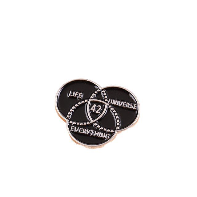Juego de broches Creative Chemical Structure Alloy