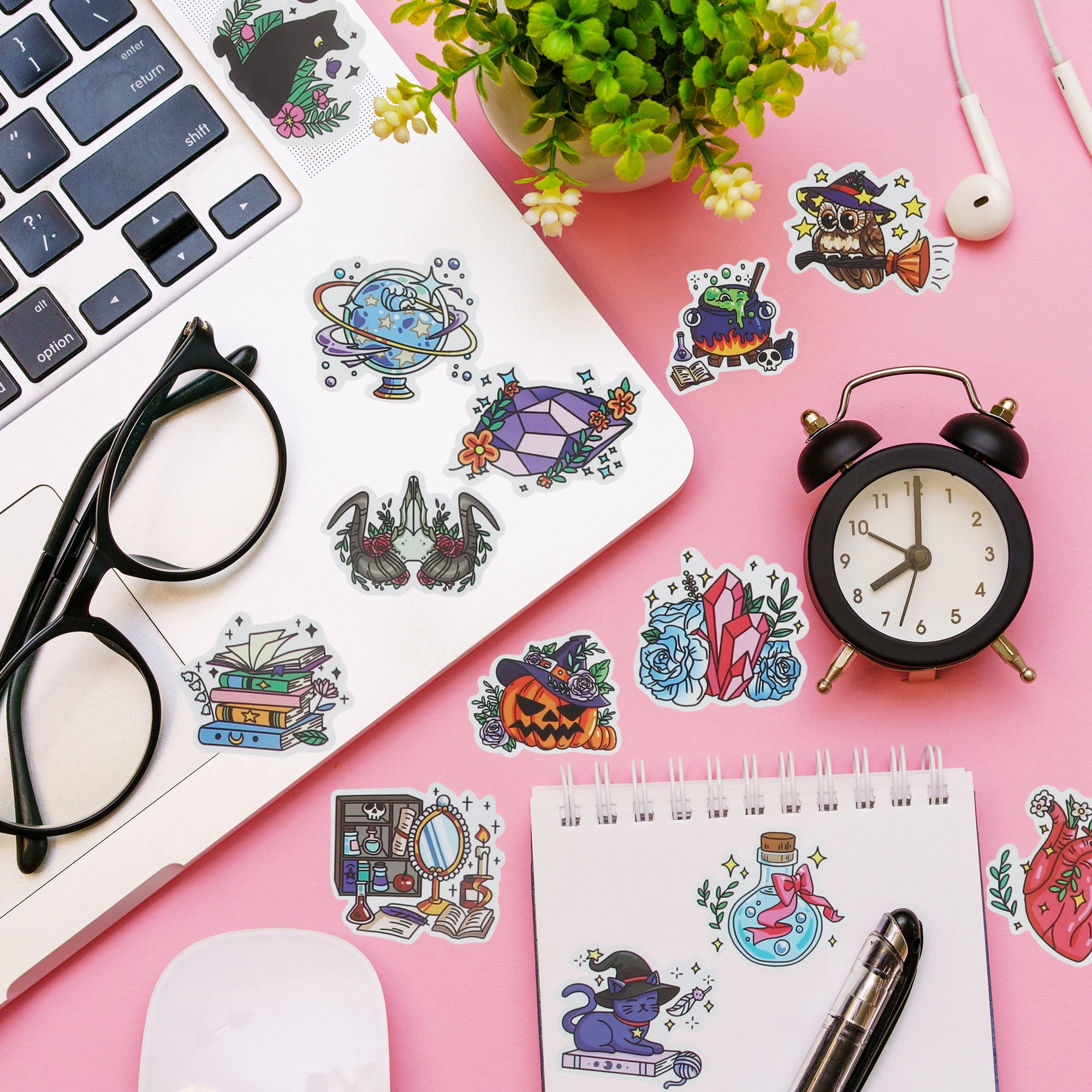 Unique Bargains Waterproof Reading Stickers for Laptop Scrapbook Magic