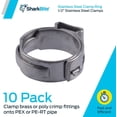 thumbnail image 2 of SharkBite UC953A PEX Cinch Clamp Rings, 1/2", 10-Pack, Each, 2 of 7