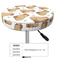 thumbnail image 2 of Capybara Grass Round Bar Stool Seat Covers, Elastic Round Chair Cover Stool Seat Slipcover Bar Stool Cushions Round Pad for 12-14 inch, 2 of 5