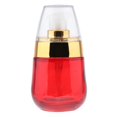 thumbnail image 1 of Botella de vidrio rellenable con bomba sin aire de 30 ml, color rojo Rojo dorado, 1 of 8