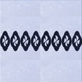 thumbnail image 1 of Ahgly Company Machine Washable Indoor Square Transitional Lavender Blue Area Rugs, 4' Square, 1 of 7