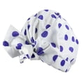 thumbnail image 4 of Moyic Gorros de baño para el cabello con estampado de flores, cubierta de lazo elástico impermeable, turbante de baño, sombrero corto Type2 NO2, 4 of 6