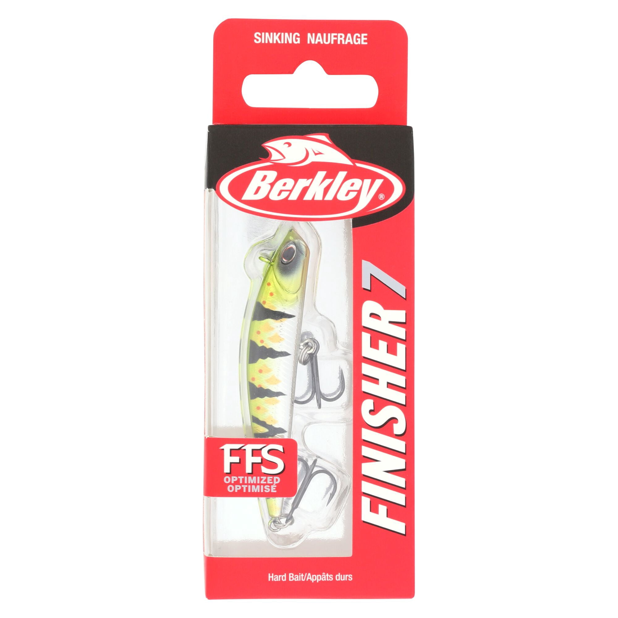 Berkley Finisher, 2.75 in, Glide Baits, Chrome Perch (1 Count)