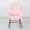 Pink, variant on UHOMEPRO Modern Teddy Fabric Rocking Chair, Accent Rocker Chair with High Backrest, Accent Glider Rocker for Living Room Bedroom Playroom, Gray