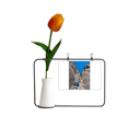 thumbnail image 1 of Una línea Sky Tarjeta de jarrón artificial de tulipanes, 1 of 3
