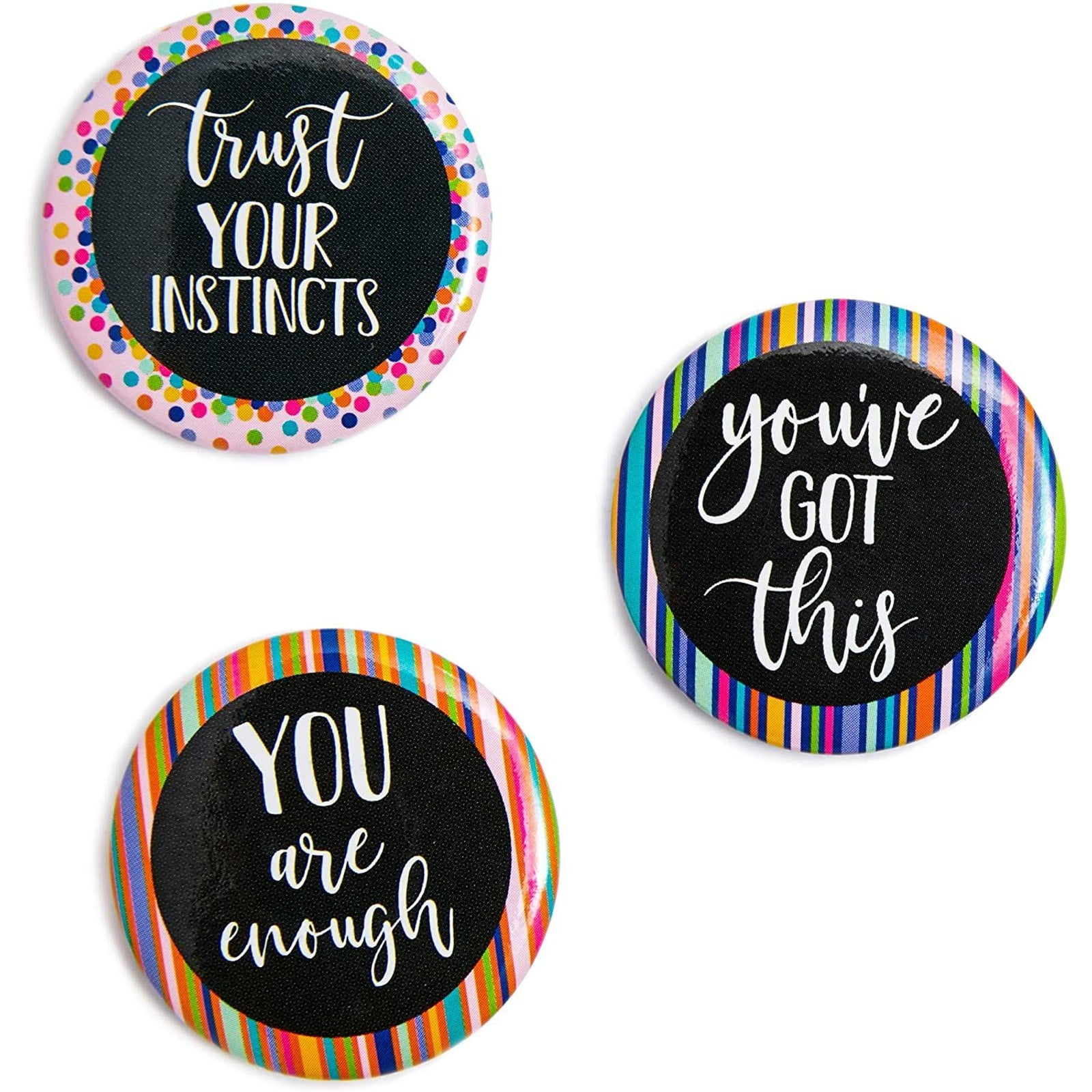 Black White Magnets, Word Quote Magnets, Strong Refrigerator Magnets –  Giftsparkes