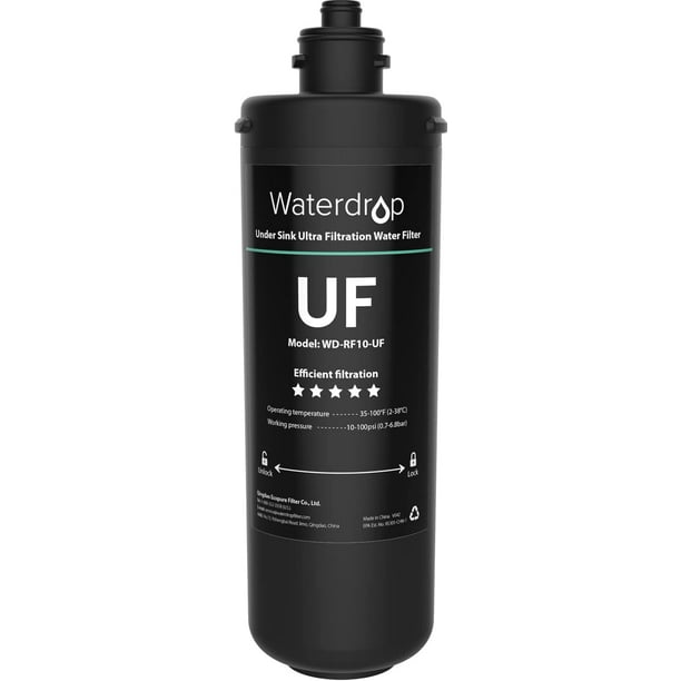 Waterdrop WDRF10UF Water Filter, Replacement for Waterdrop 10UA Under