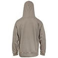 thumbnail image 3 of Busch 43116-Medium Busch Light Mens Grey Round Logo Beer Pouch Hoodie - Medium, 3 of 5