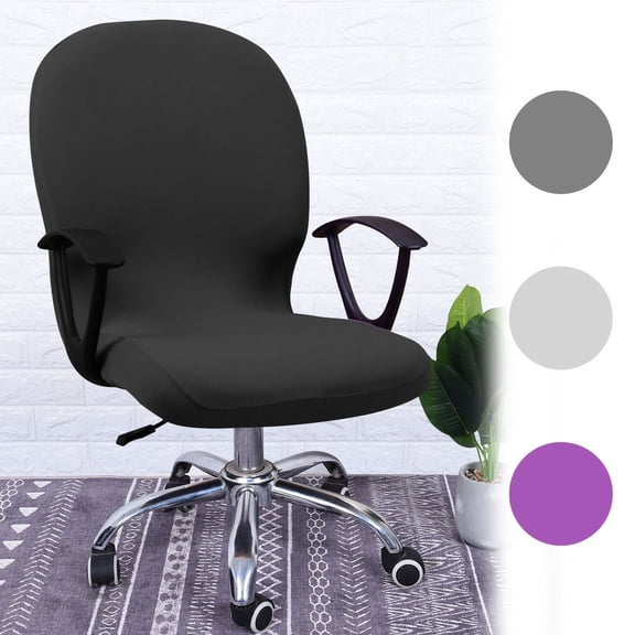 Stylish Computer Office Chair Cover, Oversized Desk Chair Cover Offers Easy Installation And Versatile Usage For Living Room And Office Settings