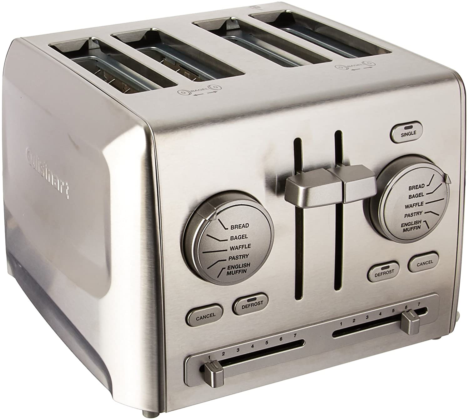 Cuisinart CPT640 4Slice Metal Toaster, Stainless Steel