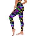 thumbnail image 5 of Leggings geométricos retro de los años 80, pantalones de yoga push up con estampado artístico de Memphis, leggings elásticos elegantes, leggings deportivos para correr con gráficos, 5 of 5