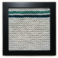 thumbnail image 1 of Fabric Flax Knit Gray Black Square Frame Picture Wall Tabletop, 1 of 3