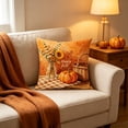 thumbnail image 5 of Halloween Sale Clearance!Fall Decor, Thanksgiving And Fall Pillow Covers 18x18 Inch Fall Pumpkin Maple Leaf Throw Pillowcase Case For Thanksgiving Pillow Rural Couch Sofa Bed Indoor Outdoor Decor, 5 of 6