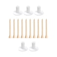 thumbnail image 1 of jinwen Golf Rubber Tee Holder Accessories Golf Tees Set for Golfer Beginners Indoor 38mm, 1 of 9
