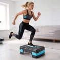 thumbnail image 3 of Adjustable Workout Aerobic Stepper Exercise Step Platform Step Exercise for Home Gym Aerobic Step Trainer for Cardio Fitness, 3 of 3