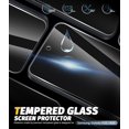thumbnail image 4 of fafa-(3 Pack) Compatible for Samsung Galaxy A35 5G / A55 5G Tempered Glass Screen Protector, 2.5D Arc Edges 9 Hardness High Definition Bubble-Free, 4 of 4