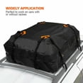 thumbnail image 2 of Impermeable, tela Oxford, bolsa de transporte para almacenamiento de equipaje de carga y alfombrilla para automóvil SUV suave plegable Bolsa de techo para coche Yotijar Almacenamiento de coches, 2 of 10
