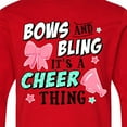 thumbnail image 4 of Inktastic Bows and Bling Its a Cheerleading Thing Long Sleeve Youth T-Shirt, 4 of 5