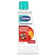 Carbona Stain Devils® #2 | Ketchup, Mustard & Chocolate | Professional Strength Laundry Stain Remover | Multi-Fabric Cleaner | Safe On Skin & Washable Fabrics | 1.7 Fl Oz, 1 Pack