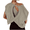 Khaki, variant on Summer Tops Womens Cutout Back Workout Backless Short Sleeve Athletic Sports Shirt Running Gym Crop Tops Gym Yoga Tee