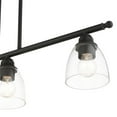 thumbnail image 6 of Beaumont Lane Transitional 3-Light Metal Linear Chandelier in Black, 6 of 12