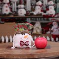 thumbnail image 3 of Santa Claus Snowmen Xmas Gift Bag Christmas Eve Apples Drawstring Bag Container, 3 of 17