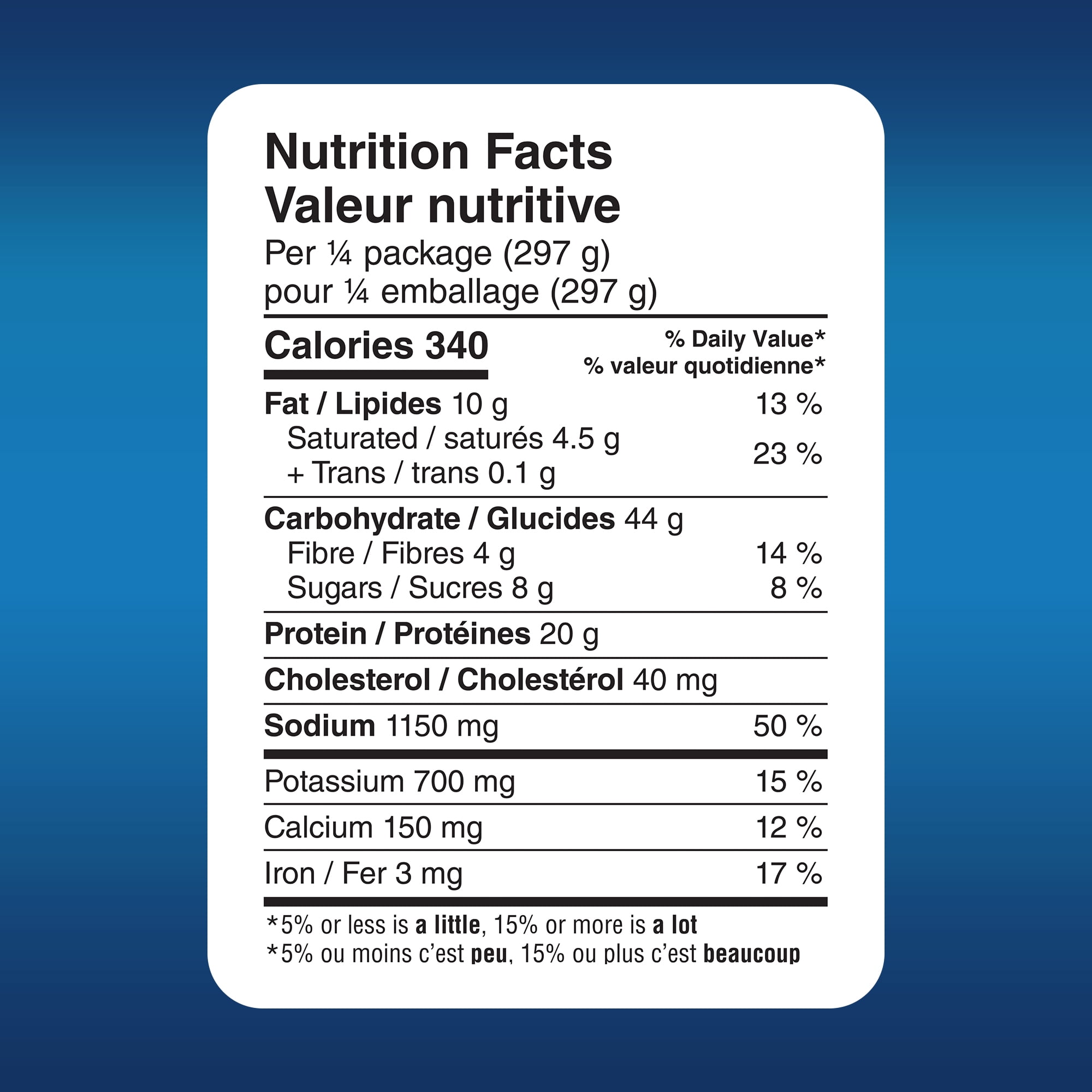 Poulet au fromage Swanson : un repas surgelé avec des pâtes, des légumes et du poulet assaisonné dans une sauce au fromage 1,19 kg