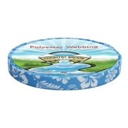 Country Brook Design - Blue Hawaiian Polyester Webbing (3/4 Inch, 50 Yards)