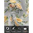thumbnail image 7 of Yellow Rose Cloth Napkins Set of 4 Reusable Dinner Napkins, Vintage Country Botanical Floral Vines Cocktail Napkin Washable Table Napkins for Wedding/Holiday Party/Baby Shower 20"x20", 7 of 7