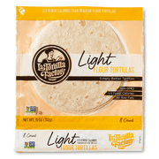 La Tortilla Factory Light Flour Torillas, 11 oz, 8 Count