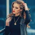 thumbnail image 5 of Rotable Dollar Pendant Jewelry With Diamond Necklace Rotating Pendant Necklace Jewelry, 5 of 5