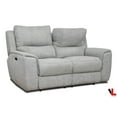 thumbnail image 4 of Levoluxe Causeuse à Inclinaison Électrique Sentinel 65" avec Appui-Tête Électrique en Tissu Frêne Tweed, 4 of 10