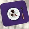 thumbnail image 2 of Zxpjkyu Reversible Microfiber Dish Drying Mat Pot & Cutlery Draining Cloth Purple, 2 of 8