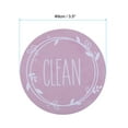 thumbnail image 2 of Unique Bargains Dirty Clean Dishwasher Magnet Round Refrigerator Sign Magnet Pink, 2 of 5
