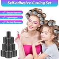 thumbnail image 4 of MRSXXNTY Rollers Hair Curlers 44 Pcs Set with 24Pcs Hair Rollers 4 Sizes (6 Jumbo Rollers/6 Large Rollers/6 Medium Rollers/6 Small Rollers) 20 Pcs Hair Clips for Long Medium Short Hair - Black, 4 of 7
