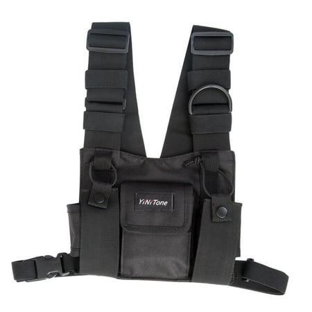 Radio Chest Harness Rig Pack Shoulder Strap for Police Style A ...