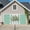 Green, variant on Eucalyptus Gray Garage Door Cover Banner 6 x 13 FT, Stripes Bottle Flower Cactus Plant Garage Door Curtains Backdrop with Grommets for Indoor Outdoor Wall Party Porch Yard Decorations Background