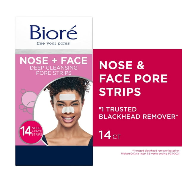 Biore Original Nose+Face Deep Cleansing Blackhead Remover Pore Strips