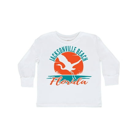 

Inktastic Jacksonville Beach Florida Vacation Trip Gift Toddler Boy or Toddler Girl Long Sleeve T-Shirt