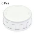 thumbnail image 3 of G Pipe Fitting Cap, Female Thread Hose Connector, for Garden and Outdoor Water Pipes End, 6Pcs, White 1-1/4PT, 3 of 5
