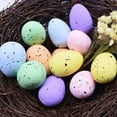 thumbnail image 5 of Shenmeida 1 Pack Plastic Fake Eggs Foam Easter Egg for DIY Easter Eggs, Bird Eggs Artificial Bird Eggs DIY Crafts Painting and Realistic Egg Wedding Photography Prop Mixed Color, 5 of 9