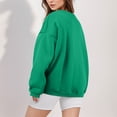 thumbnail image 4 of EDFBUYKRS Female Long Sleeve Sweatshirt Crew Neck Swetshirts Women Long Sleeve Loose Fit Oversized Sweatshirts Basic Solid Casual Fall Sweatshirts Under 15 - Women Sweatshirts and Hoodies Size Xl, 4 of 4