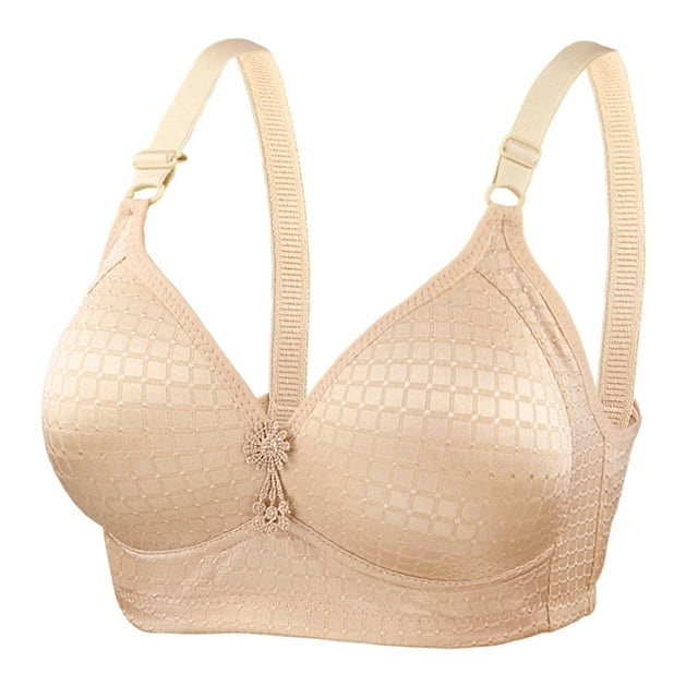Fanxing Wireless Bras for Large Breasted Women Full Coverage Comfort Everyday Bras Smooth Invisible Support Bralette 36AB:X-Large