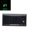 thumbnail image 3 of Universal Motorcycle Water Temp Gauge ABS DC12V LCD Super Slim Water Temperature Gauge With 18mm Sensor Adapter Water Temperature Meter Replacement For, 3 of 8