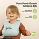 thumbnail image 2 of Food Bibs KeaBabies, paquete de 2 unidades, alimentación de silicona a prueba de agua, 2 of 9